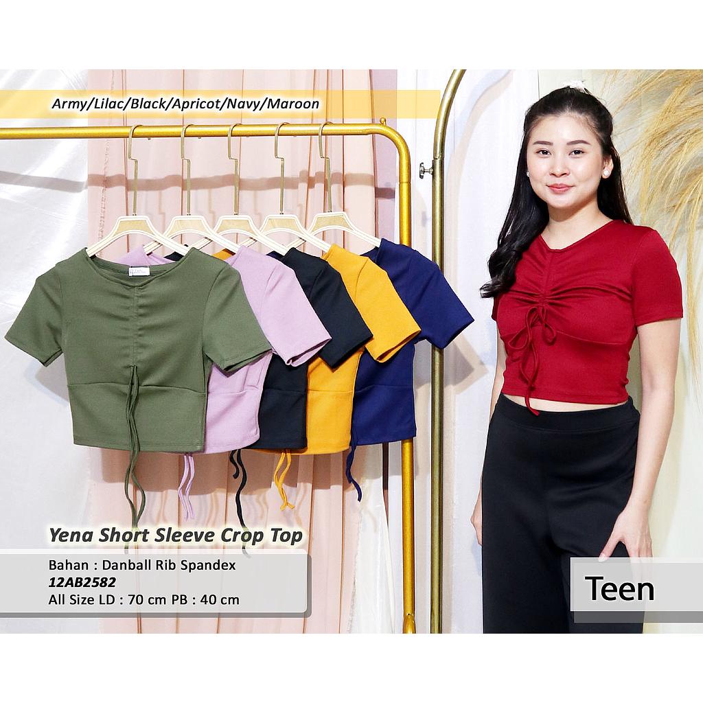 Yena Short Sleeve crop Top