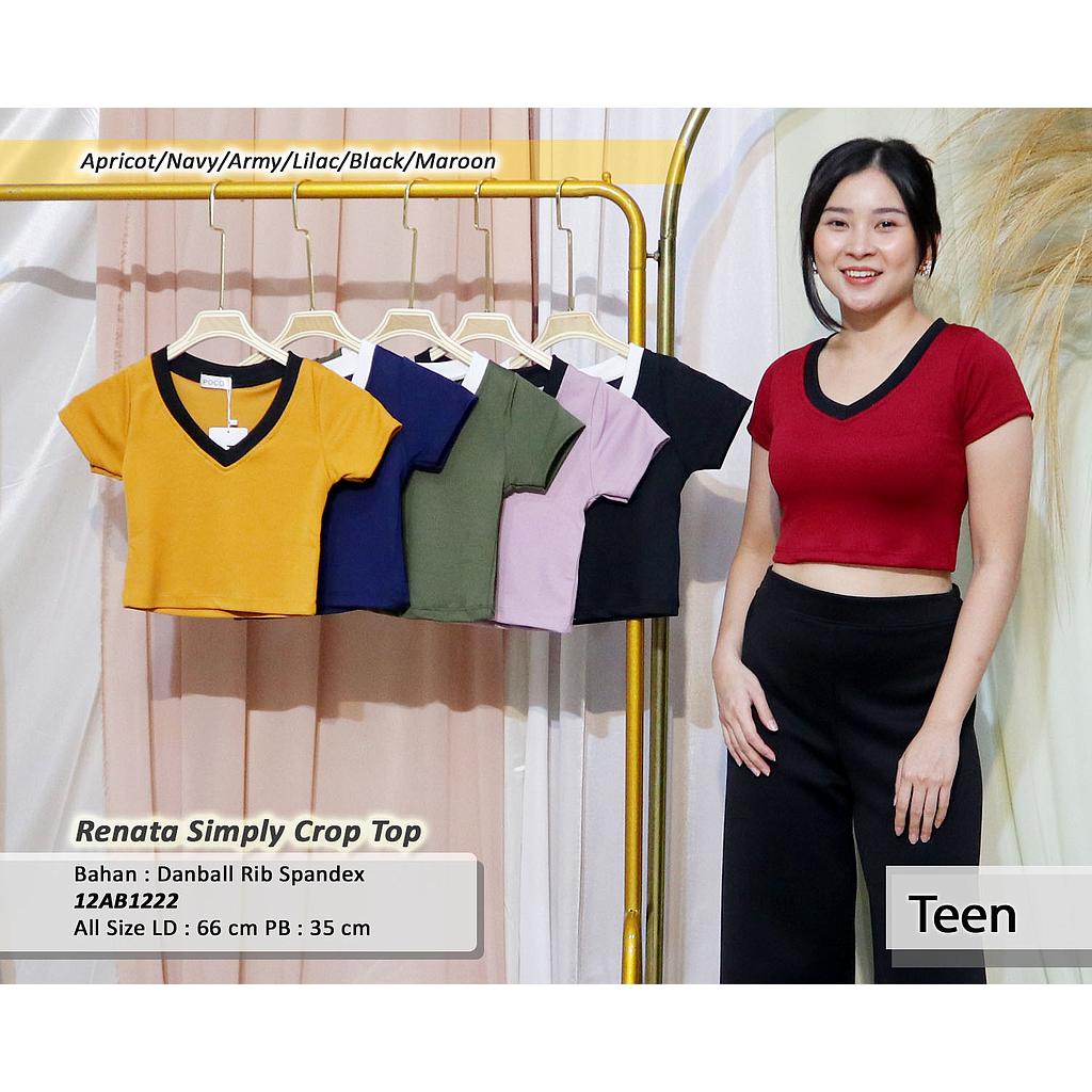 Polly Short Sleeve Crop Top
