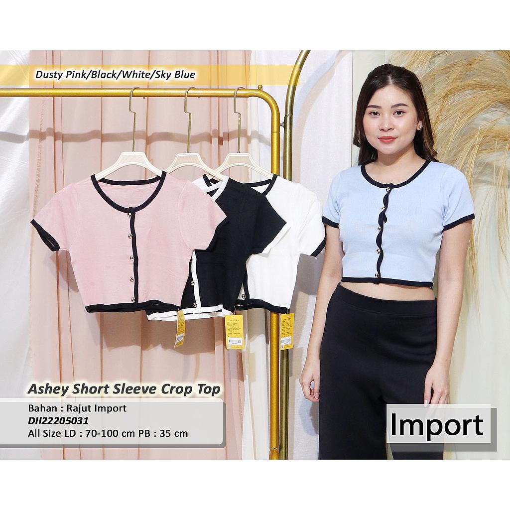 Ashey Short Sleeve Crop Top