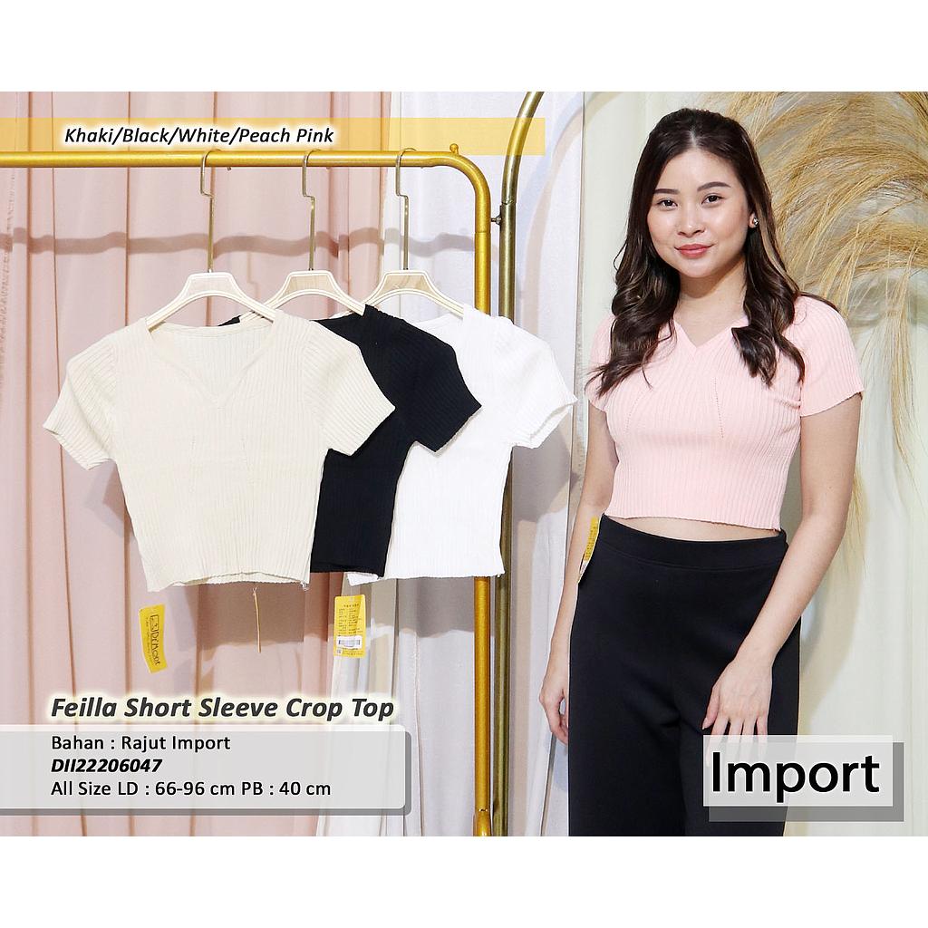 Feilla Short Sleeve Crop Top