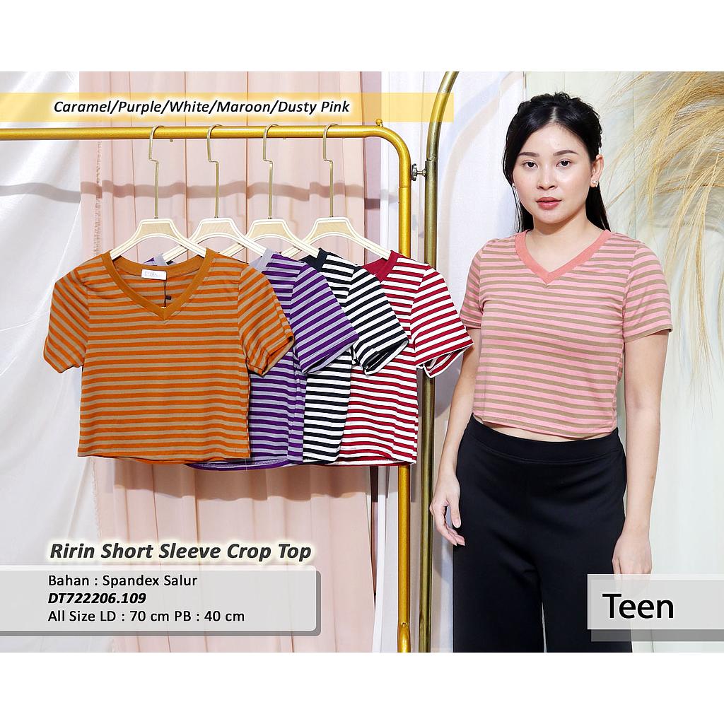 Ririn Short Sleeve Crop Top(DT.109)