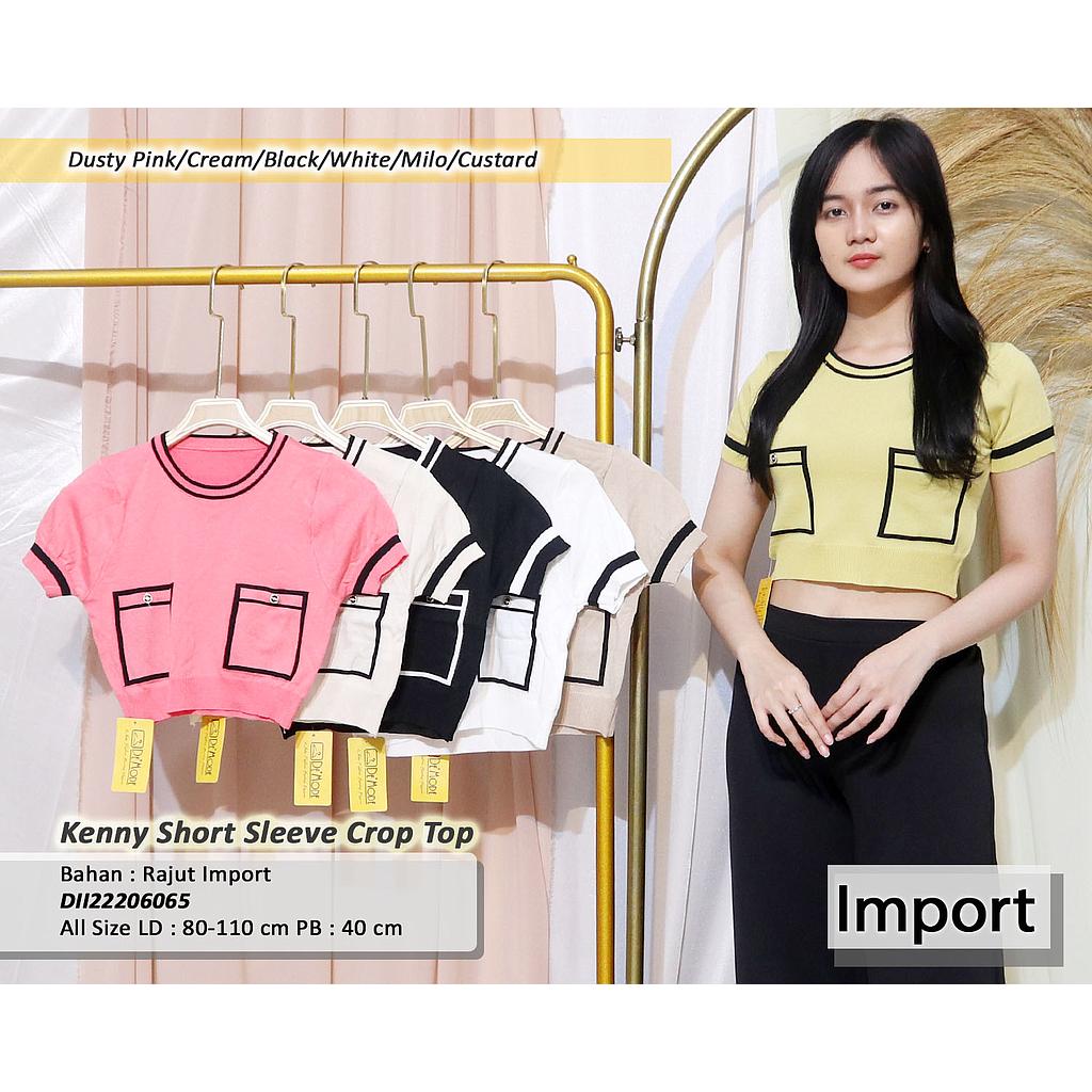 Kenny Short Sleeve Crop Top