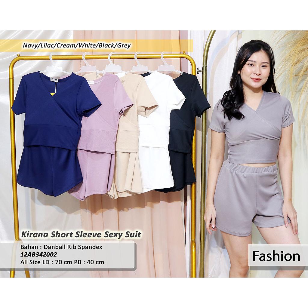 Kirana short sleeve sexy suit