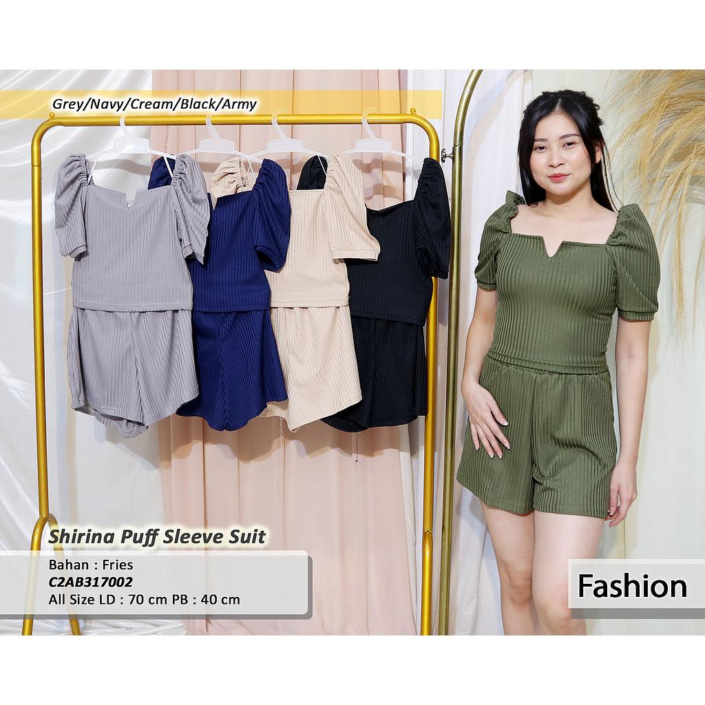 Shirina Puff Sleeve Suit