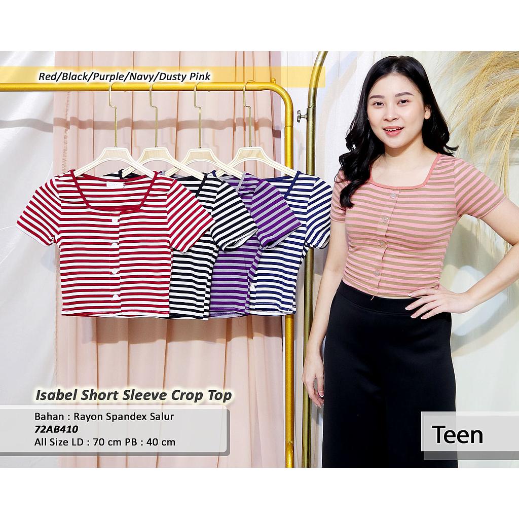 Isabel Short Sleeve Crop Top