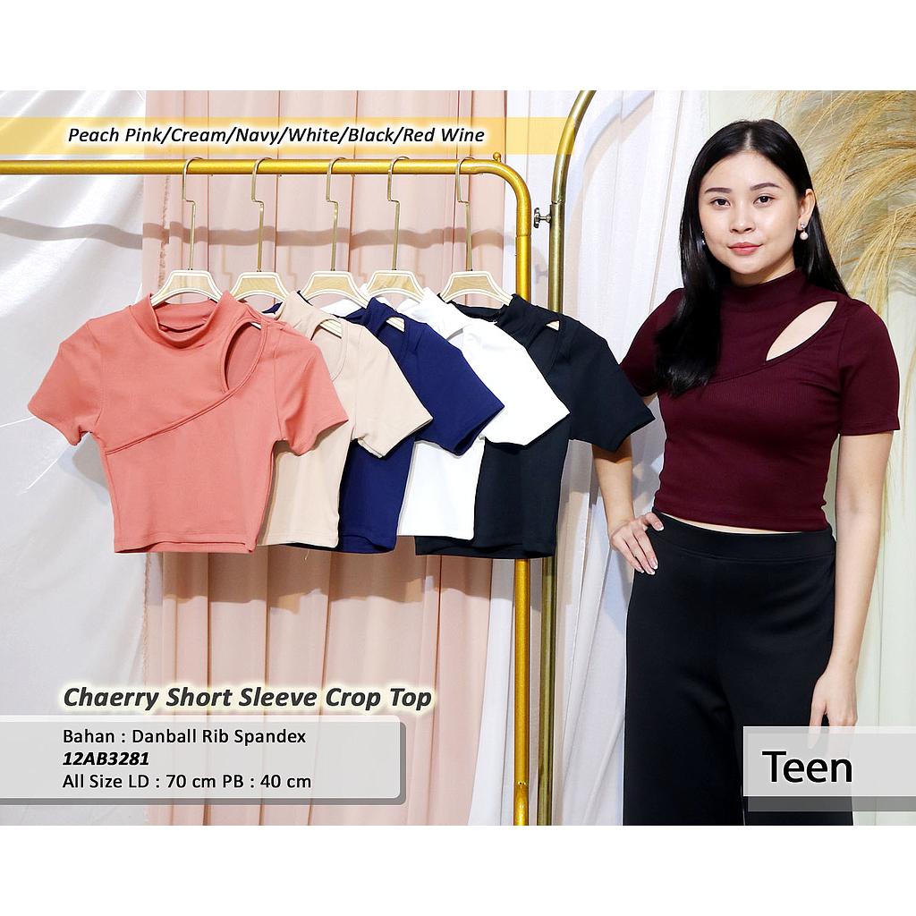 Chaerry Short Sleeve Crop Top