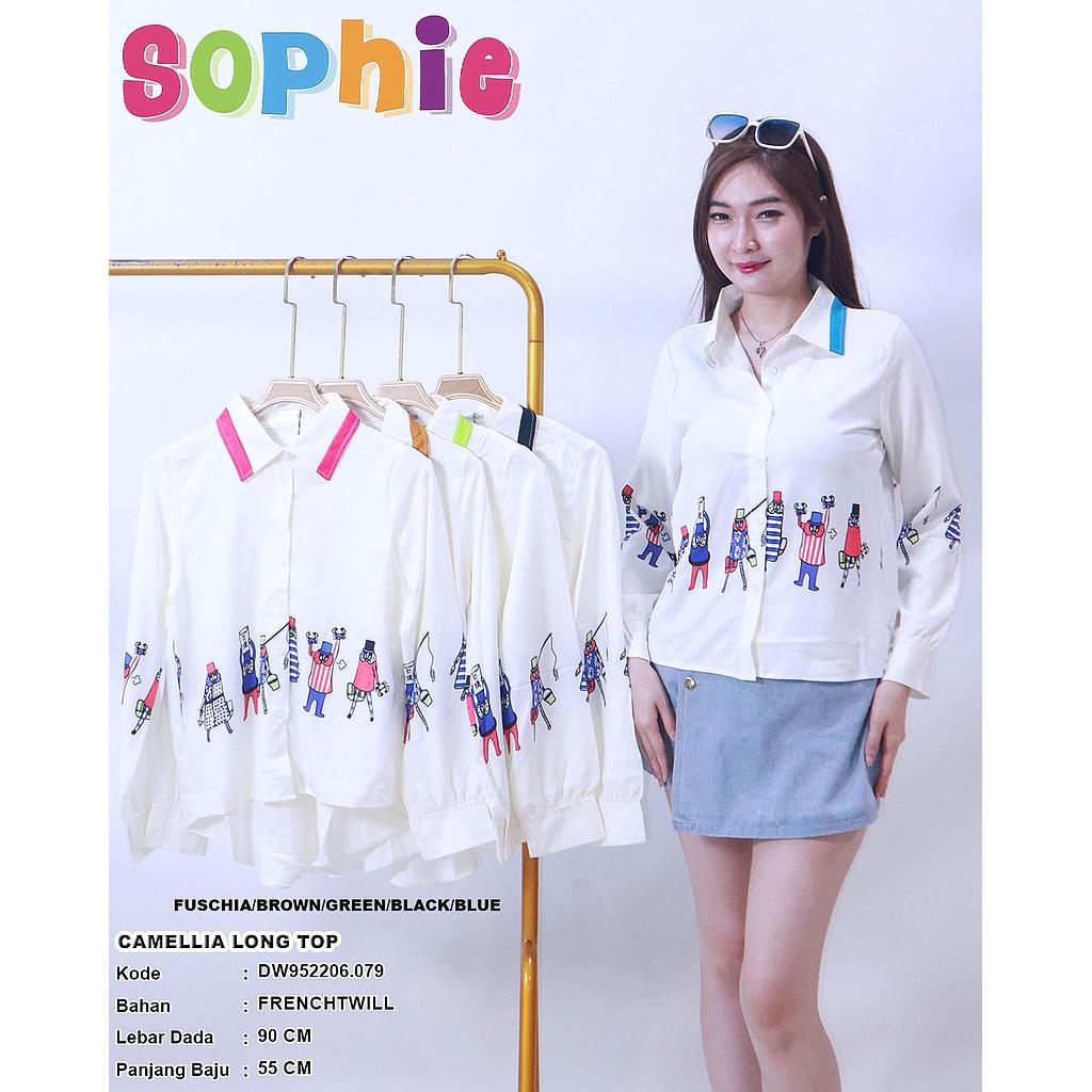 Camellia  long   top (DW079)