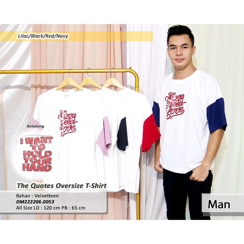 The Quotes Oversize T-Shirt(DM.0053)