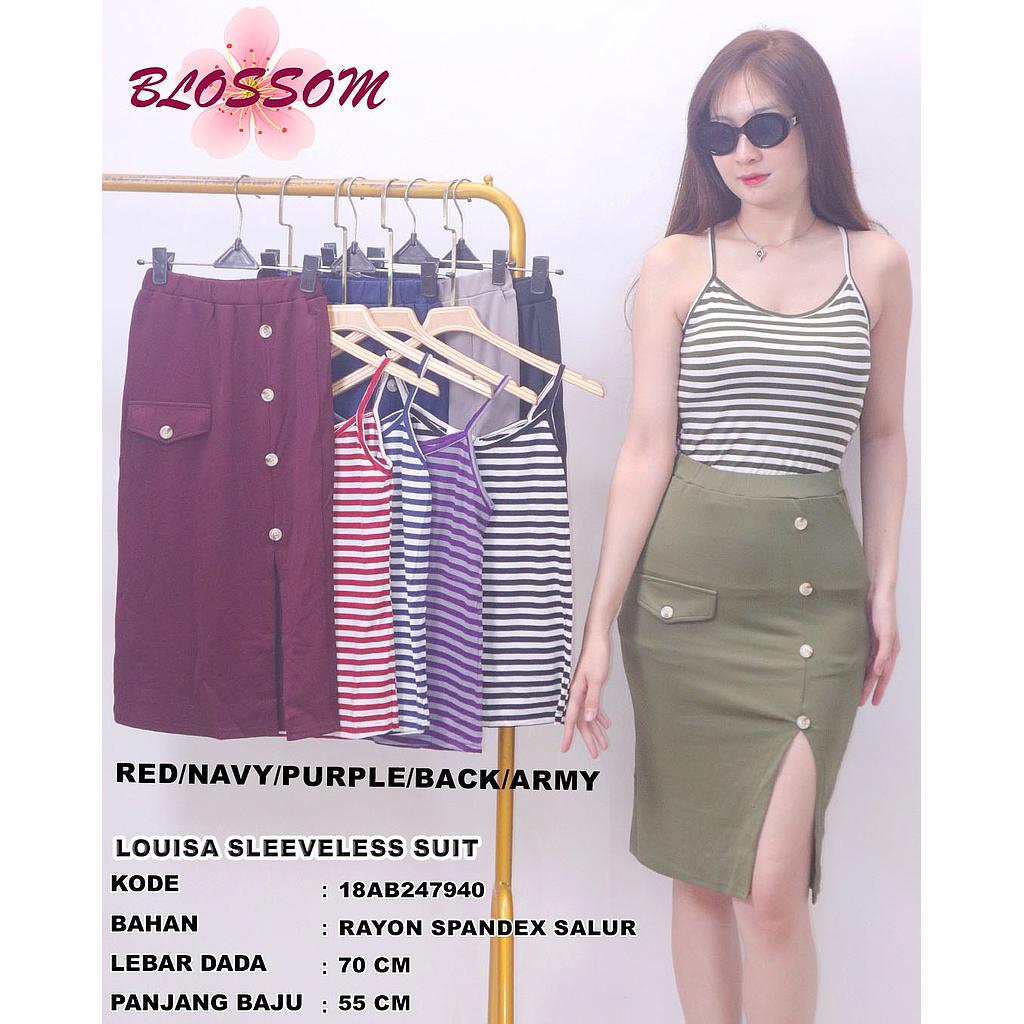 Louisa Sleeveless suit(AB247)