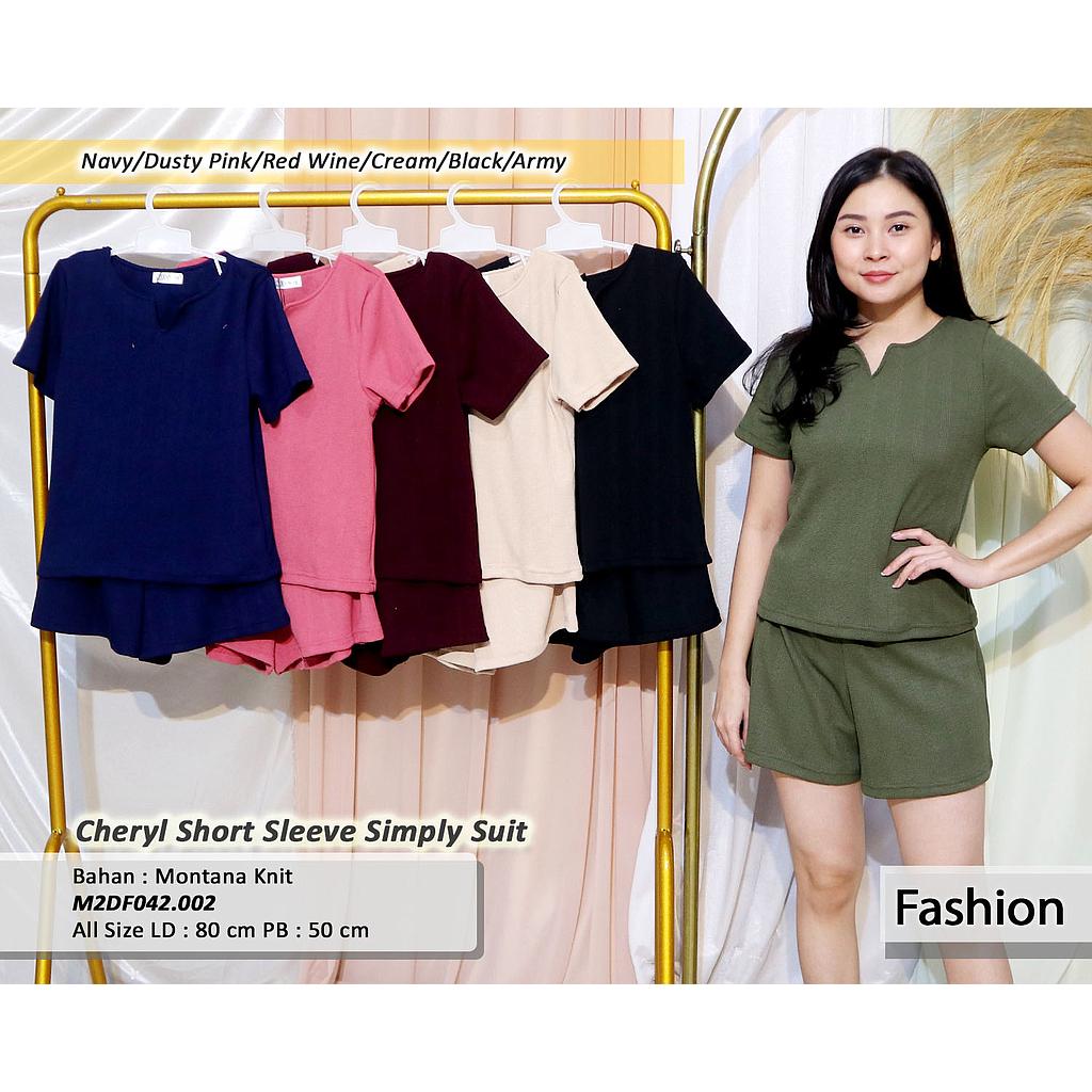 Cheryl short Sleeve simple suit(DF.042)