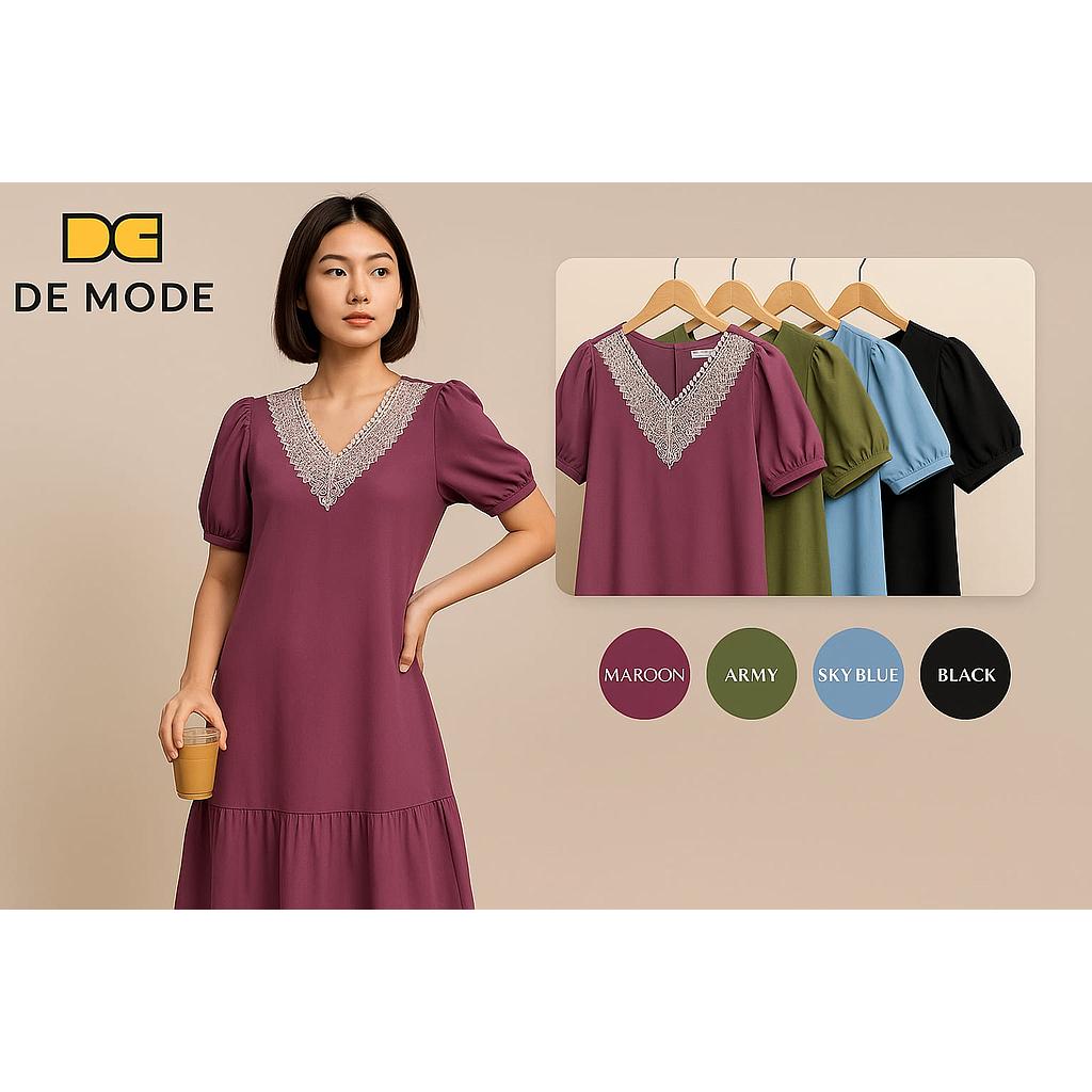 Kellya Puff  Dress(DN.027)