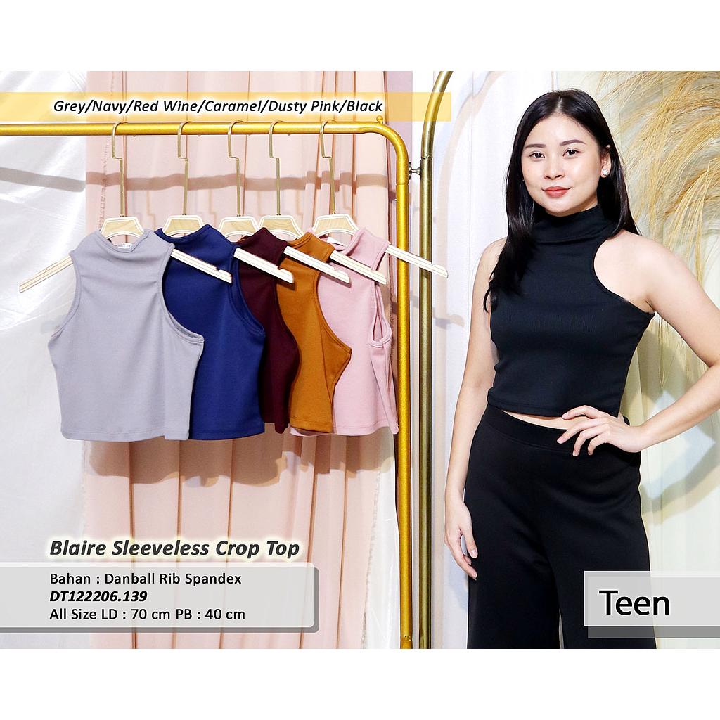 Blaire Sleeveles Crop Top(DT.139)