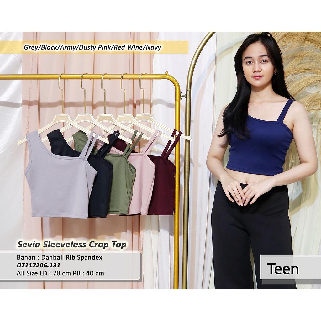 Sevia Sleeveless Crop Top(DT.131)