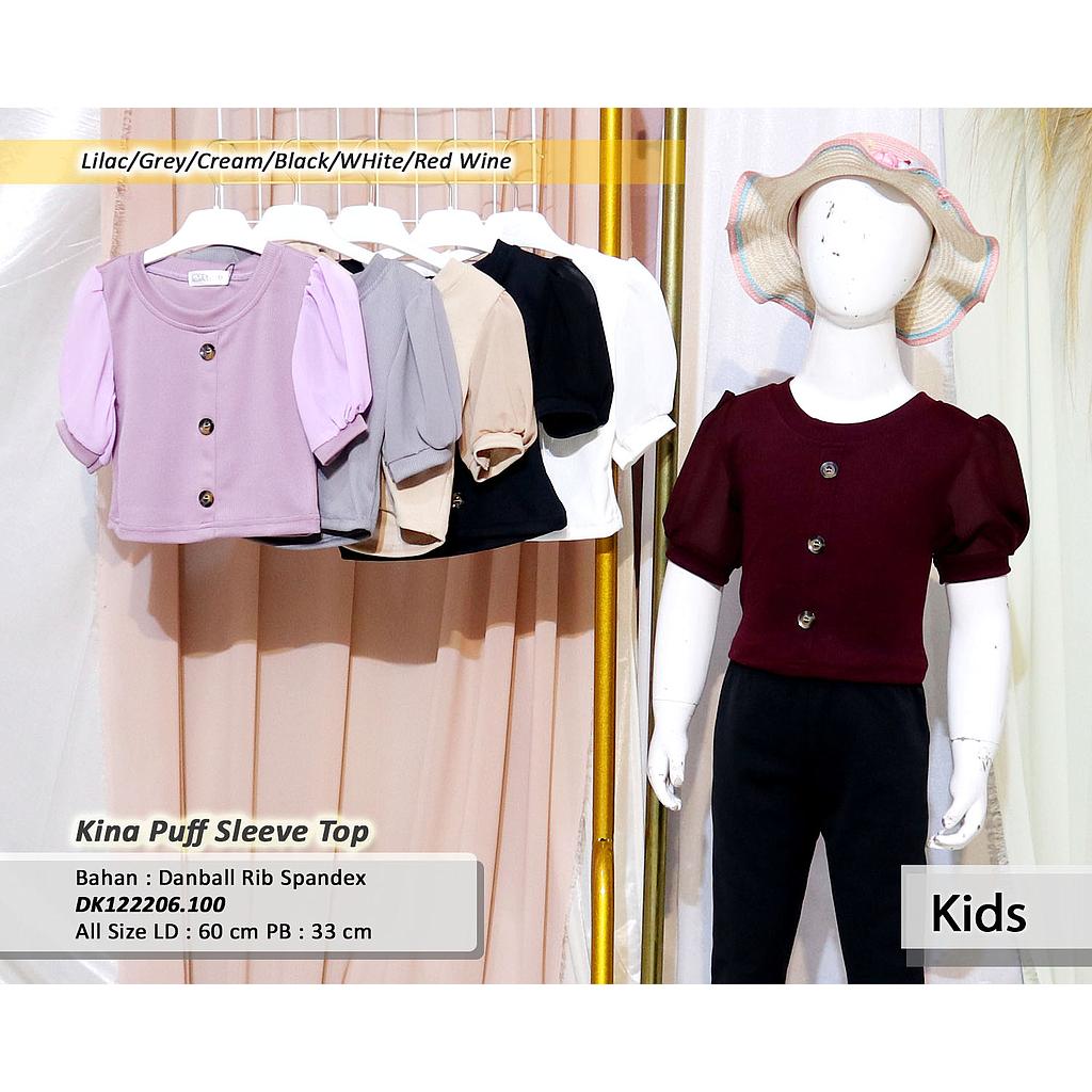 Kina Puff Sleeve Top(DK.100)