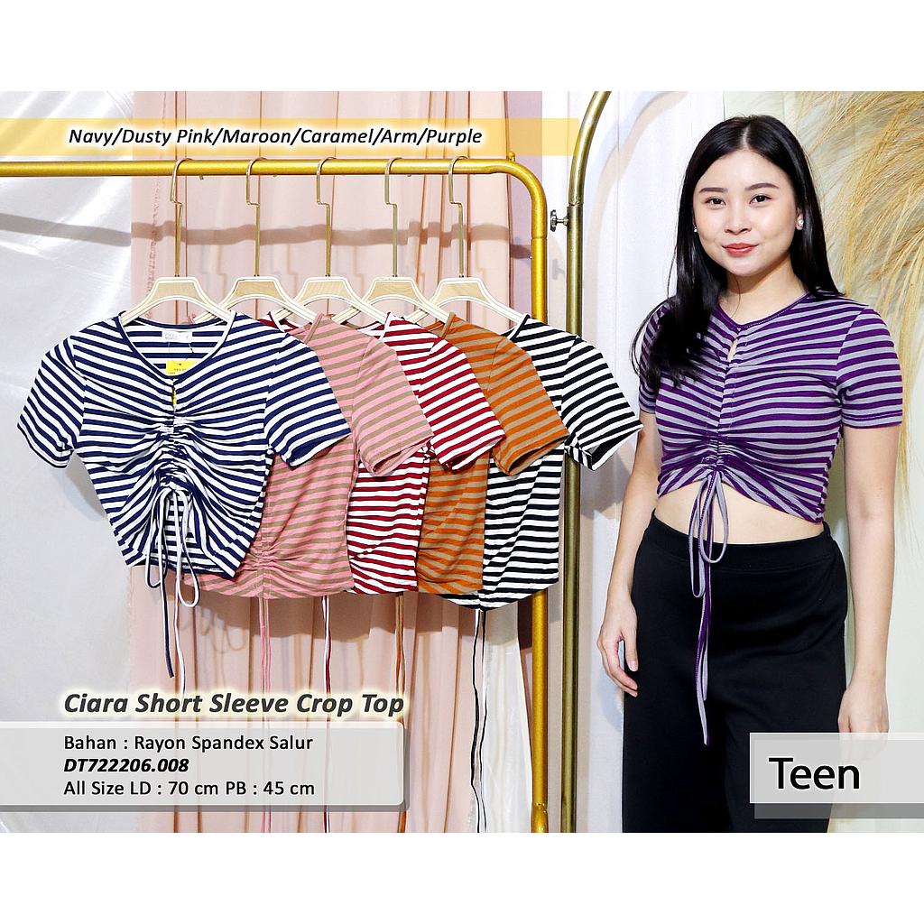 Ciara Short Sleeve Crop Top(DT.008)