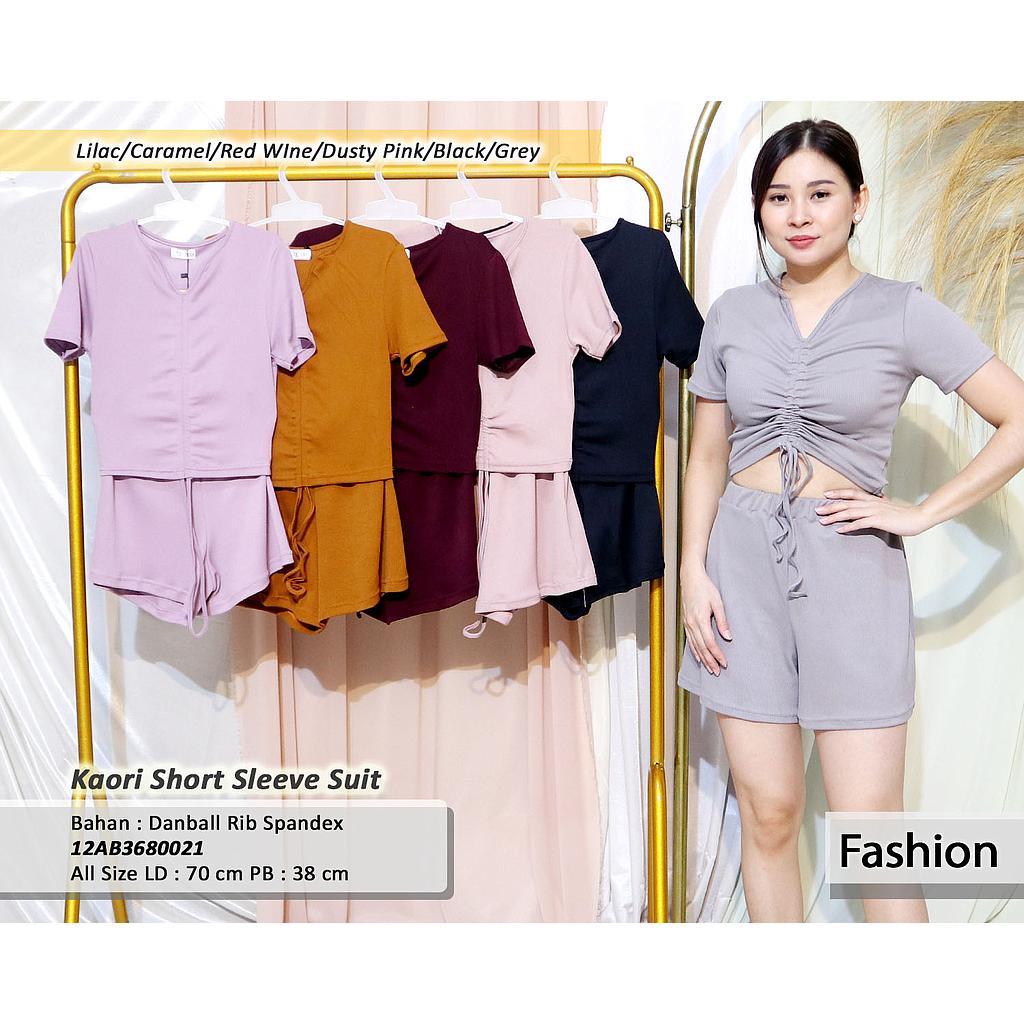 Kaori  short Sleeve suit(AB368+0021)