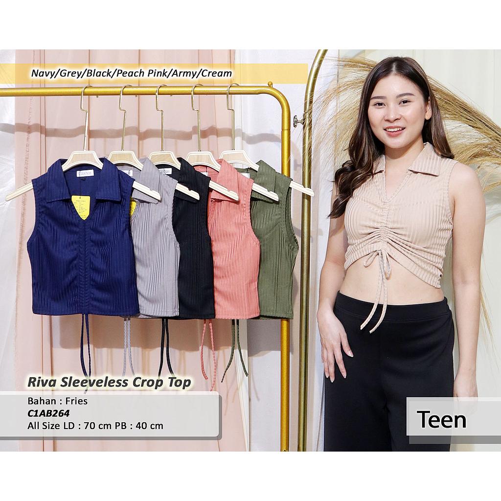 Riva Sleeveless Crop Top(AB 264)