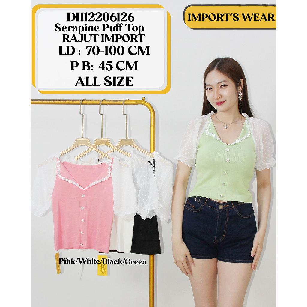 Serapine puff Top