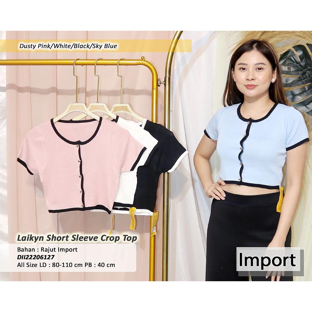 Laikyn Short Sleeve Crop Top
