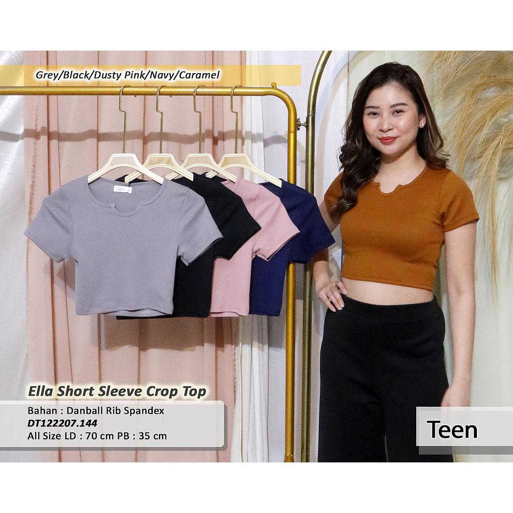 Ella Short Sleeve Crop Top(DT.144)