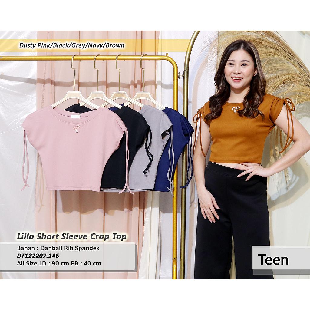 Lilla Short Sleeve Crop Top(DT.146)