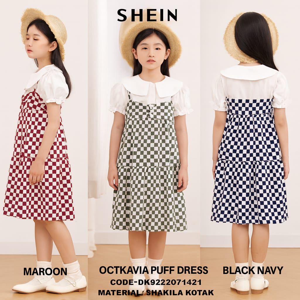 Ocktavia Puff Dress (DK.121)