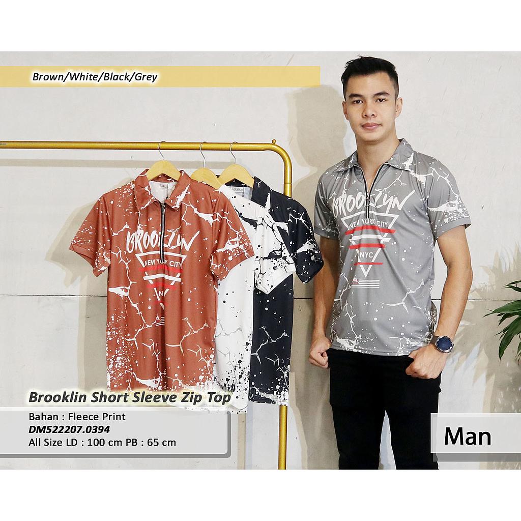 Brooklin Short Sleeve Zip top(DM.0394)