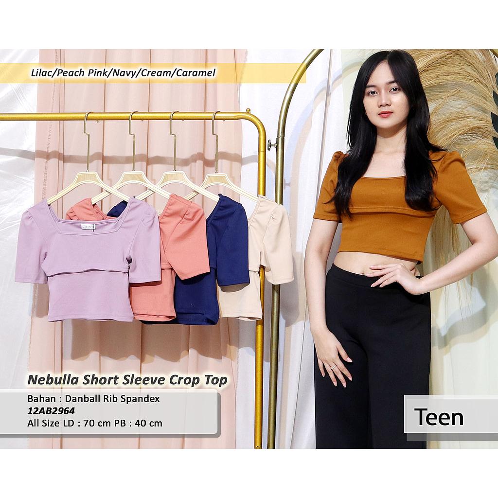 Nebulla Short Sleeve Crop Top(AB 296)