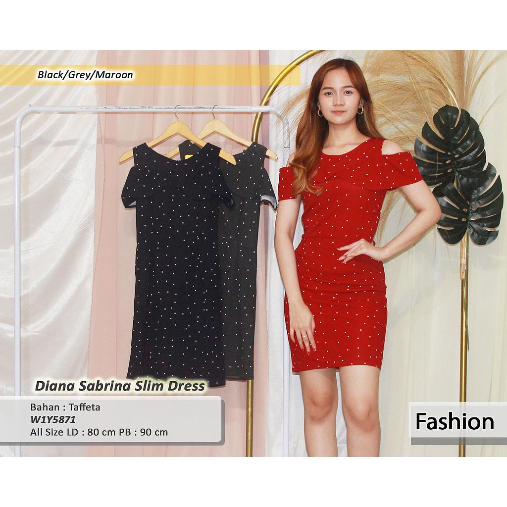 Diana Sabrina slim dress