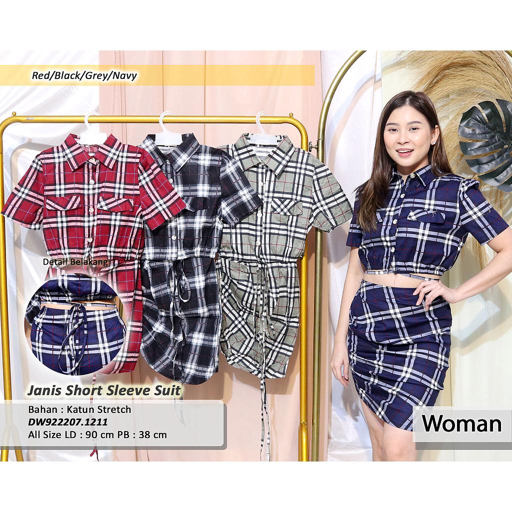 janis short sleeve suit(DW.1211)