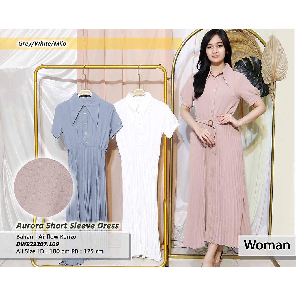 aurora short sleeve dress(DW.109)