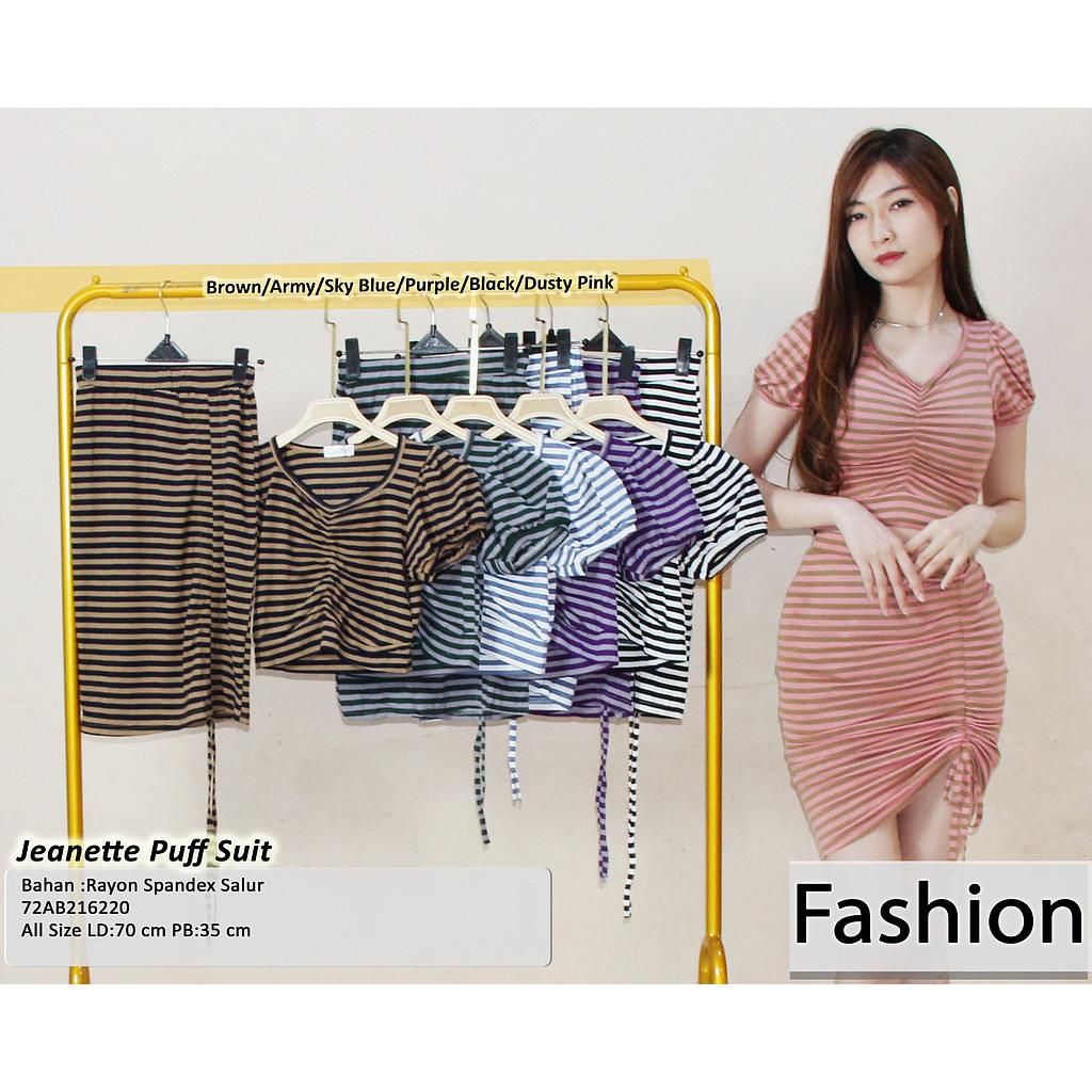 Jeanette short sleeve suit(AB216)