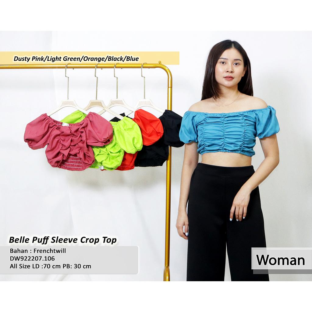 belle puff sleeve crop top(DW.106)
