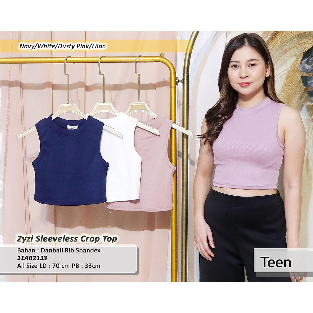Zyzi Sleeveless Crop Top(AB213)