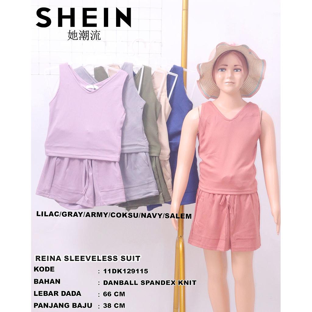 Reina Sleeveless Suit (2 piece) (DK129)