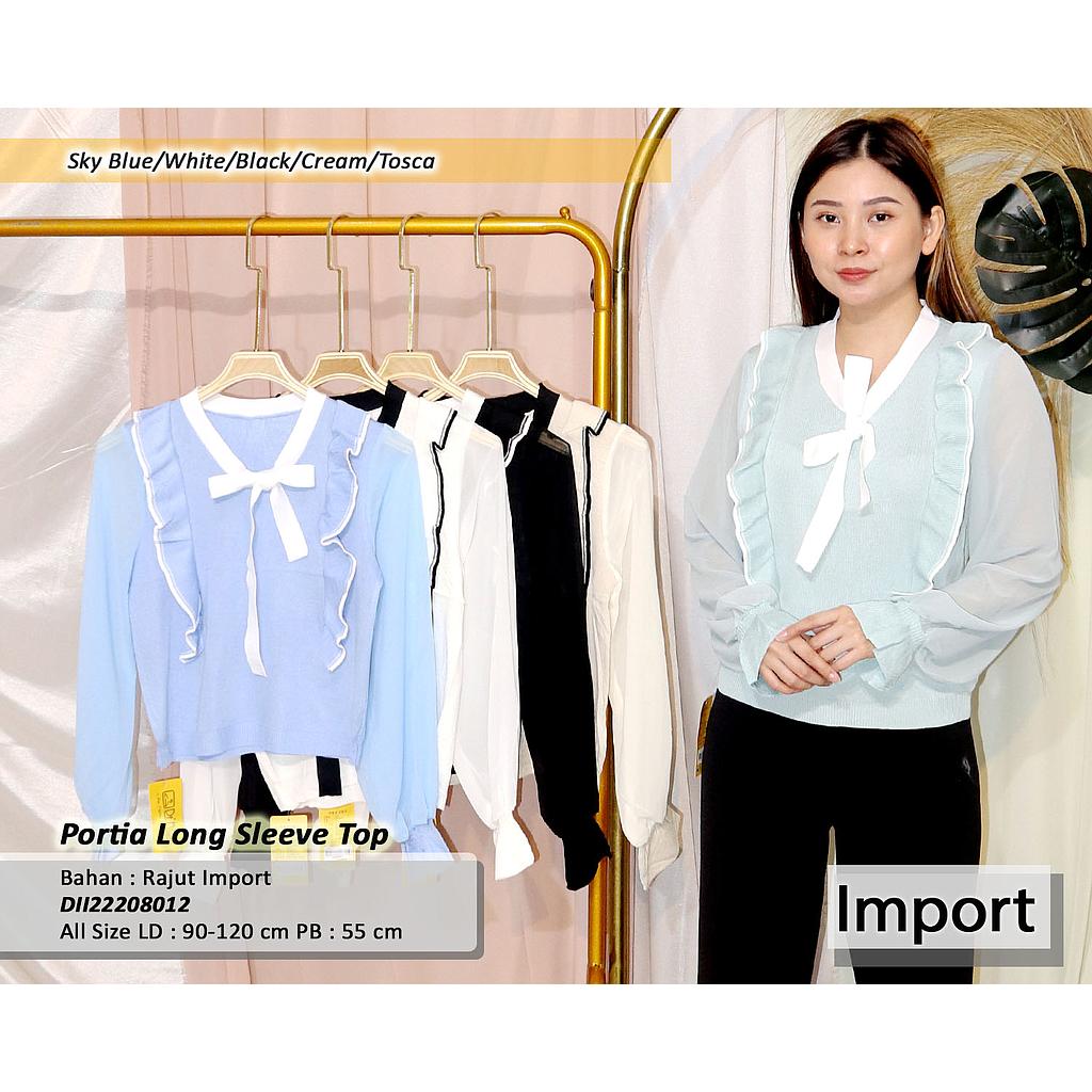 Portia long sleeve top
