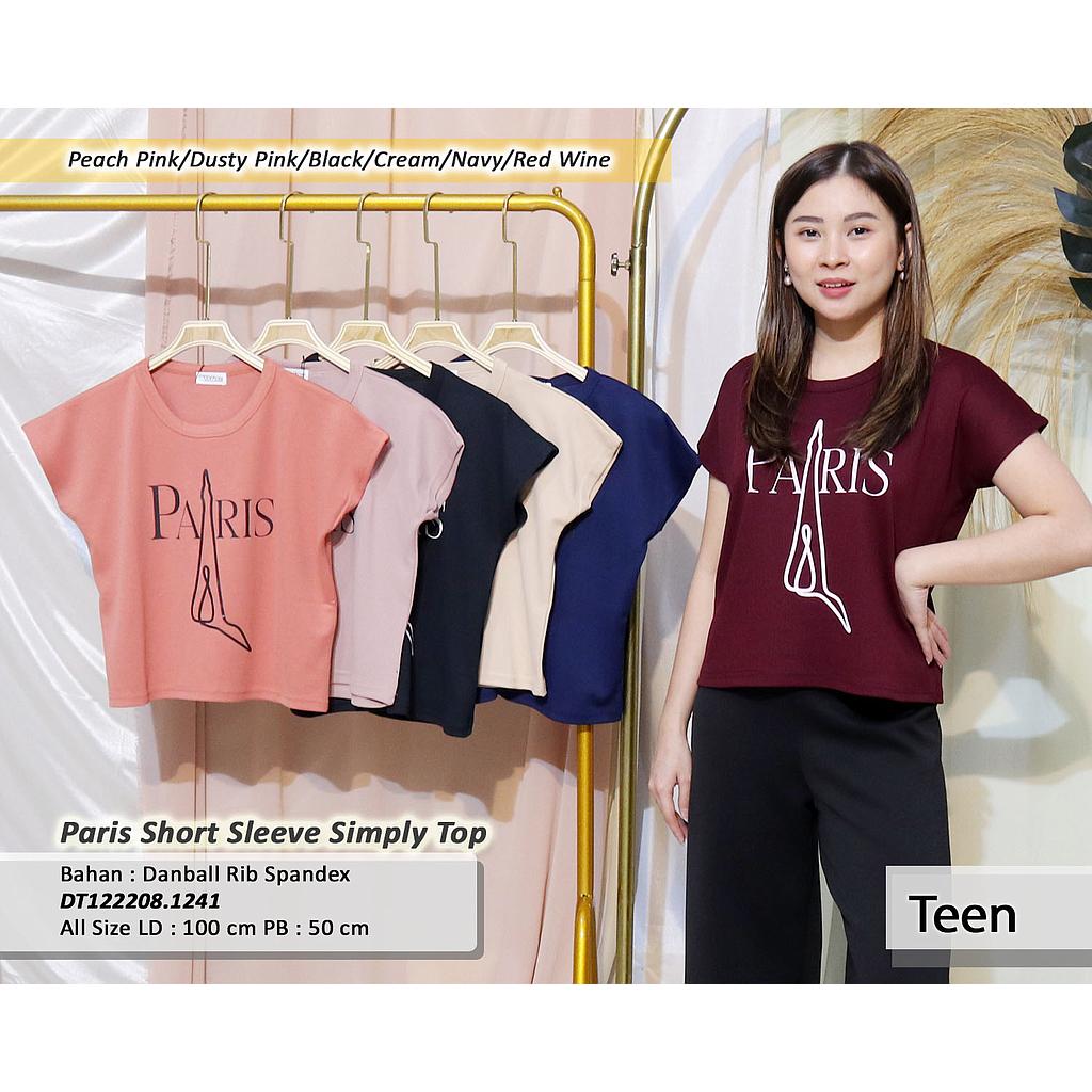 Paris Short Sleeve Simply Top (DT.1241)