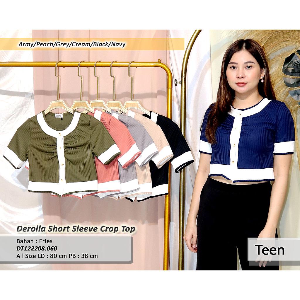 Derolla Short Sleeve Crop Top(DT.060)