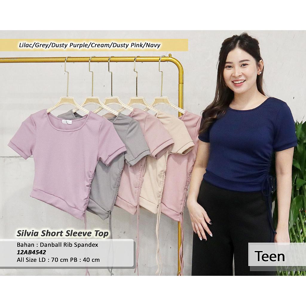 Silvia Short Sleeve Top(AB 454)