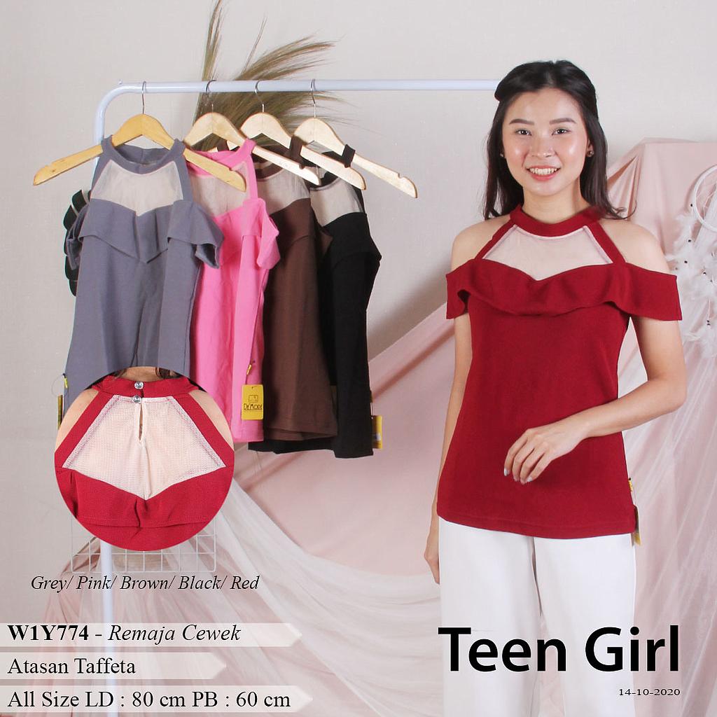 SINGLET SABRINA V LHR RIB BLT BLK KC