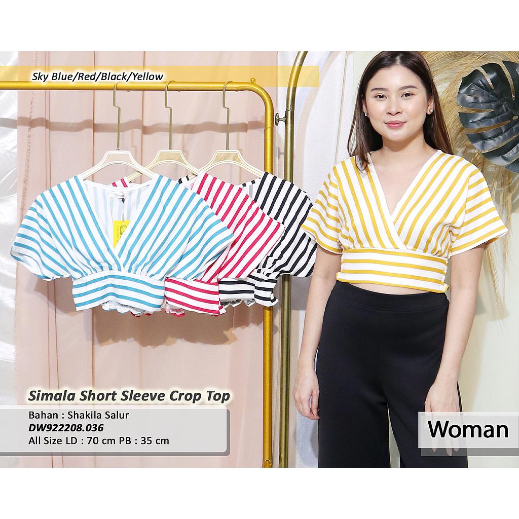 simala short sleeve crop top(DW.036)