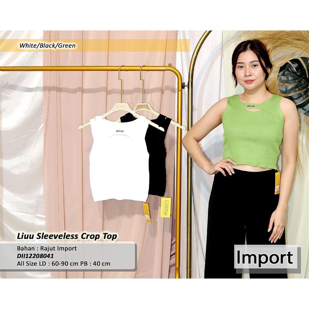 Liuu sleeveess crop top
