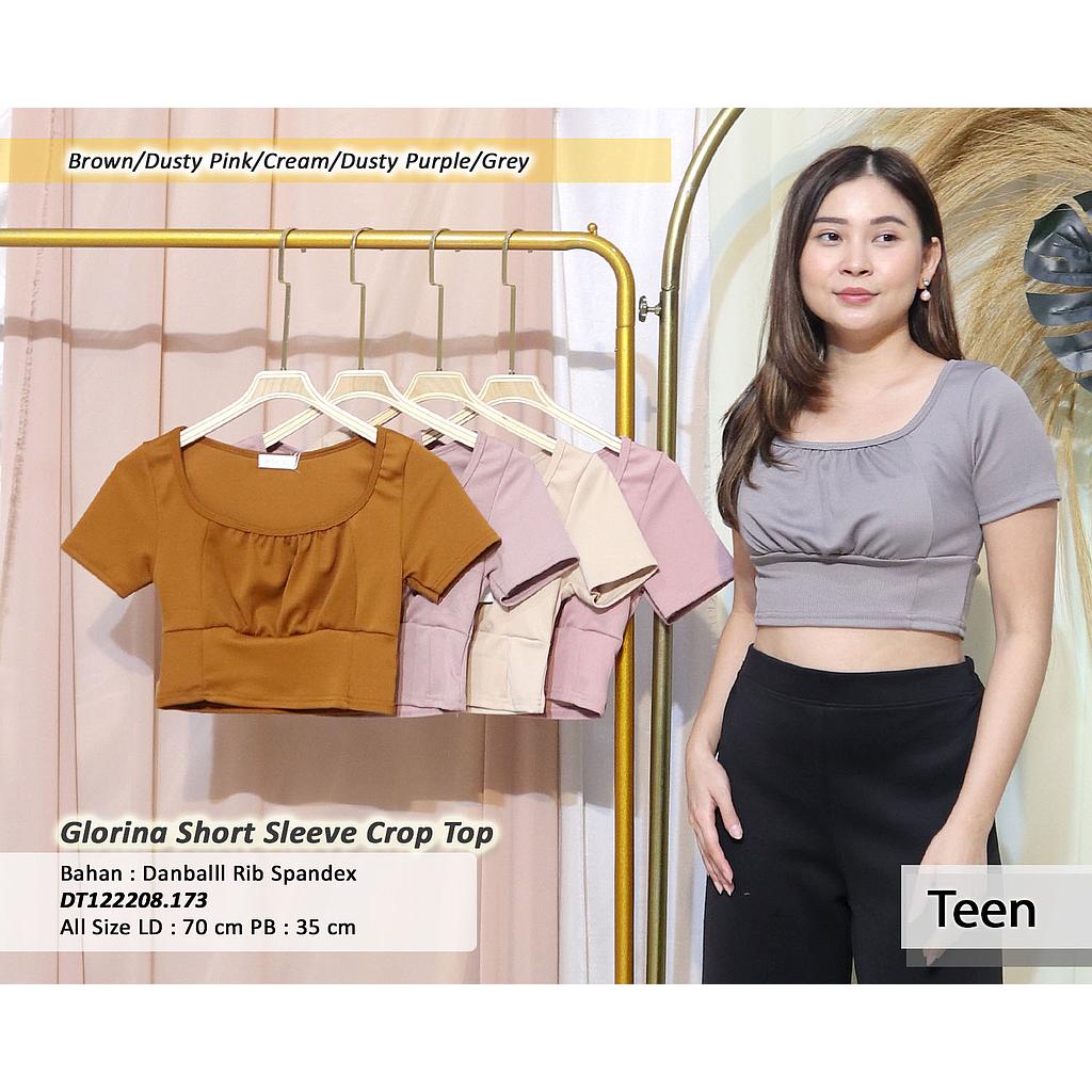 Glorina Short Sleeve Crop Top (DT.173)