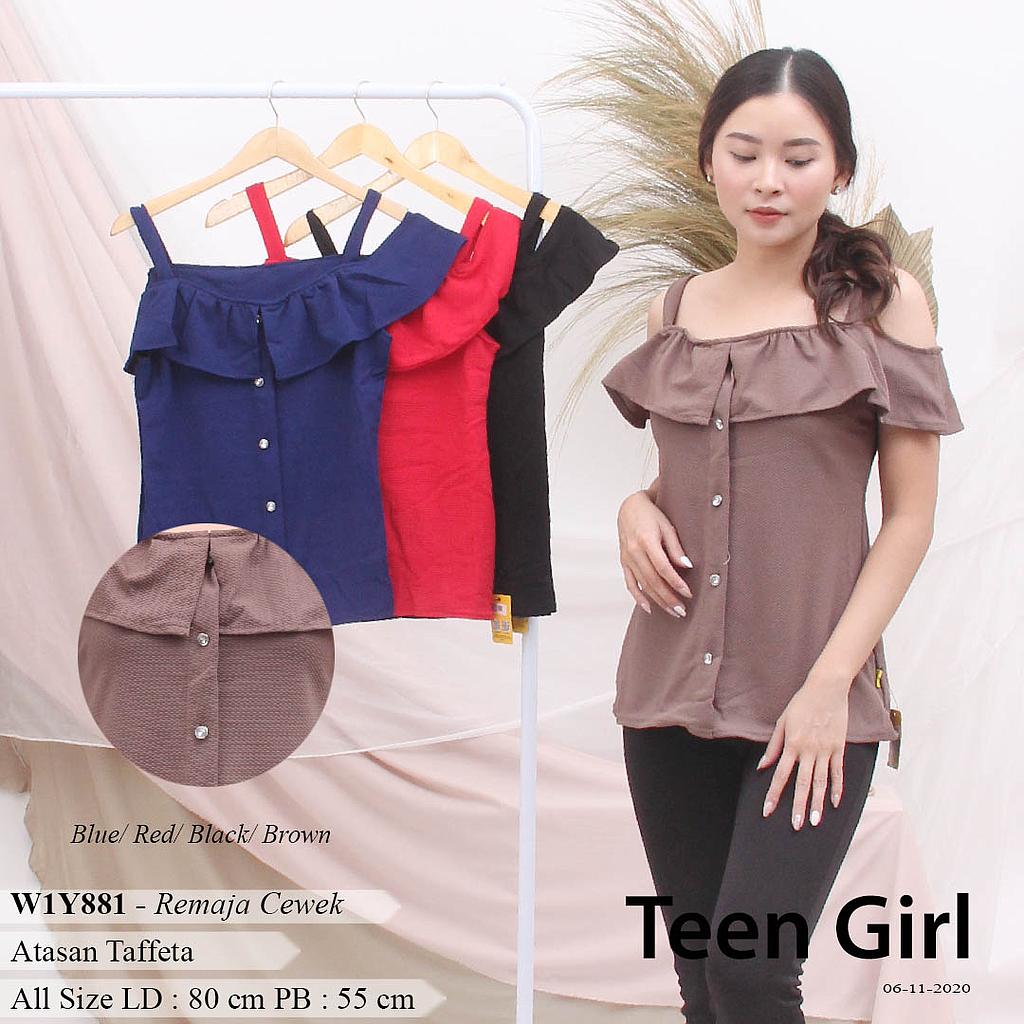 TTOP RIB SABRINA KERUT RUMBAI KLEP KC