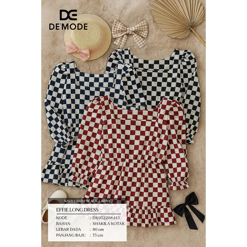 Effie Long  Dress(DK.143)