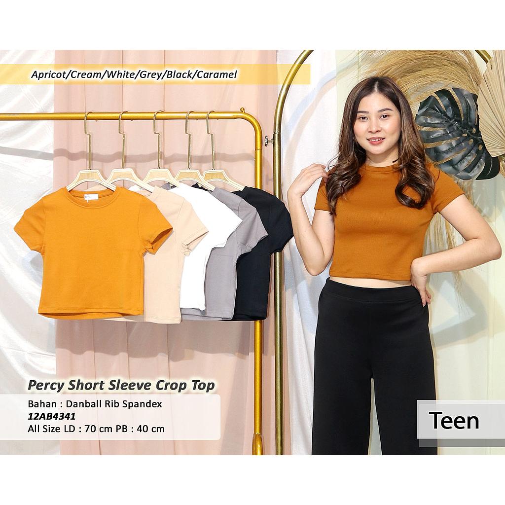 Percy Short Sleeve Crop Top(AB434)