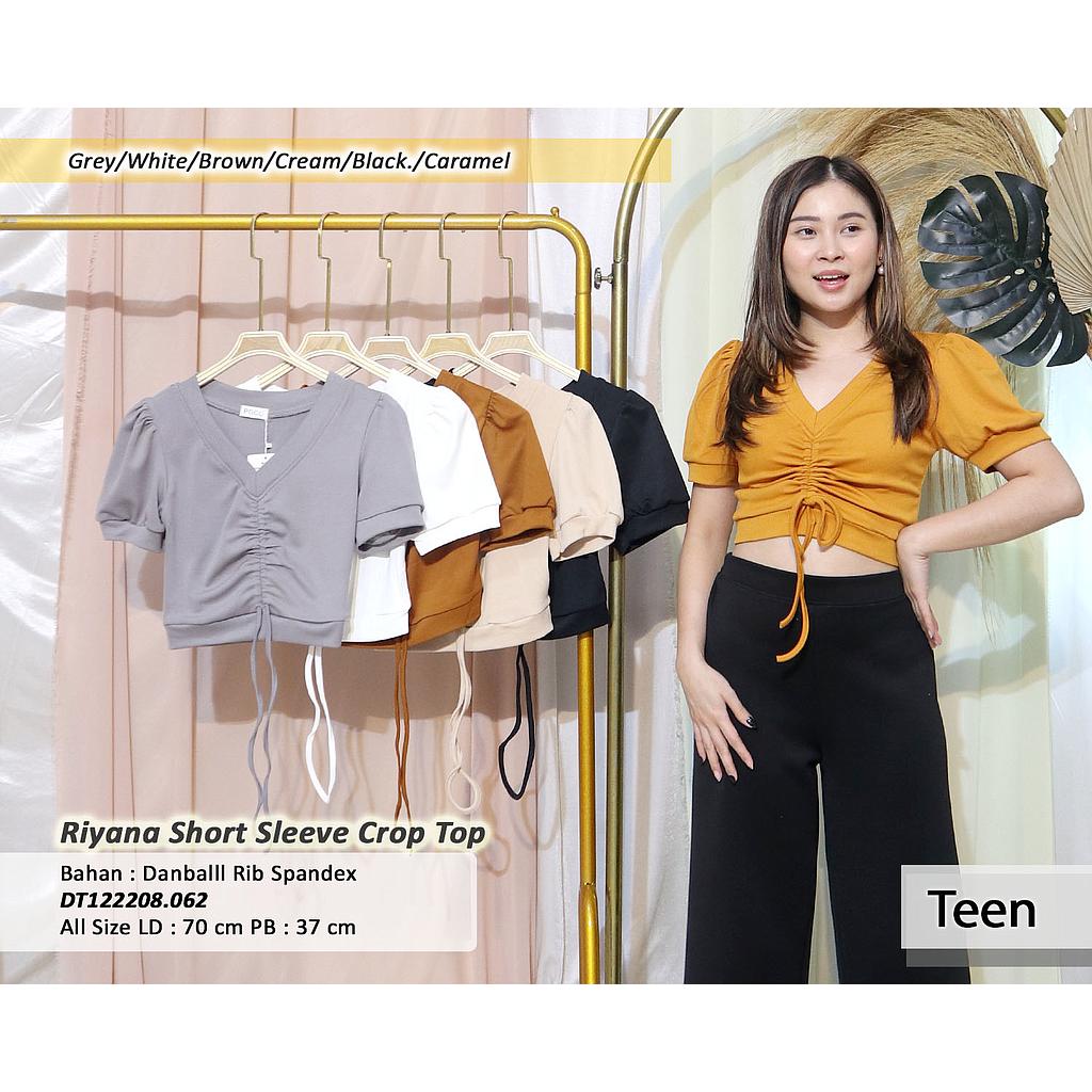 Riyana Short Sleeve Crop Top(DT.062)