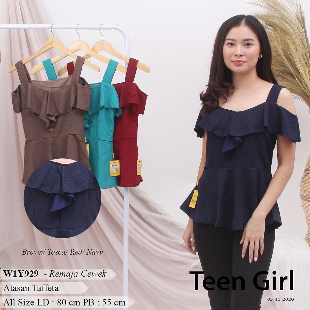 SINGLET PNDK RIB DPN RMB KAKI ROK