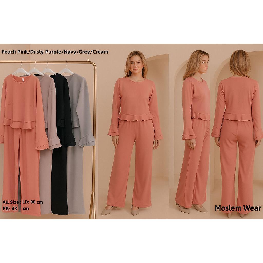 Yunita  Long  Suit (2 Piece) (DG.095)