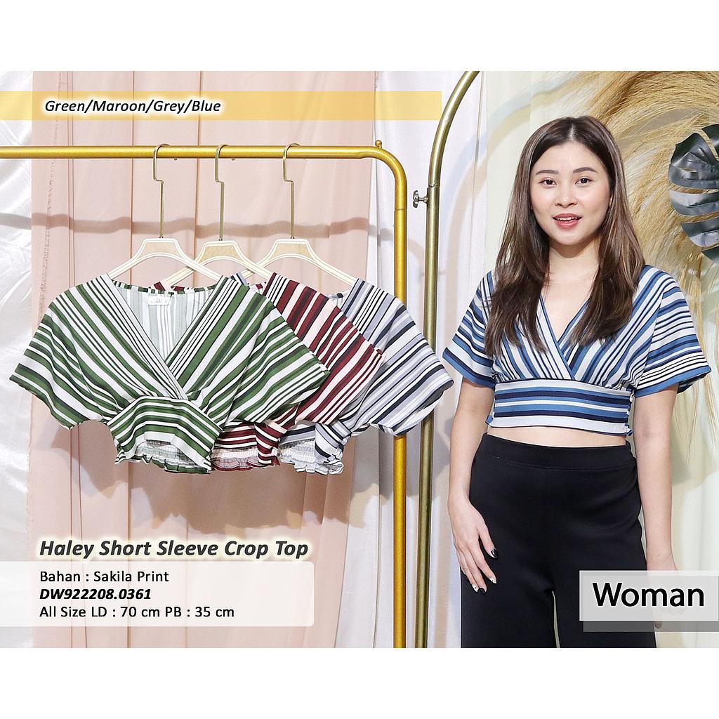 haley short sleeve crop top(DW.0361)